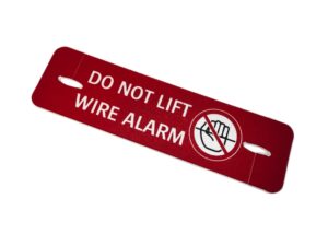 DO NOT LIFT tag